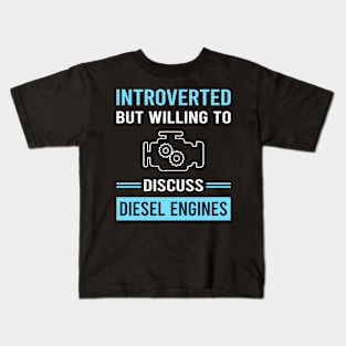 Introverted Diesel Engine Kids T-Shirt